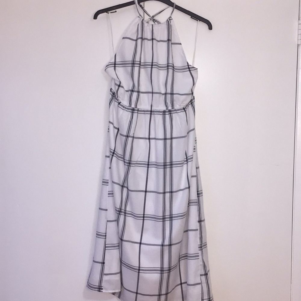 Brand new Window Pane Maxi Dress Sz XL